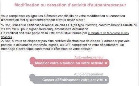 Cessation Auto Entrepreneur Comment déclarer larrêt de son activité