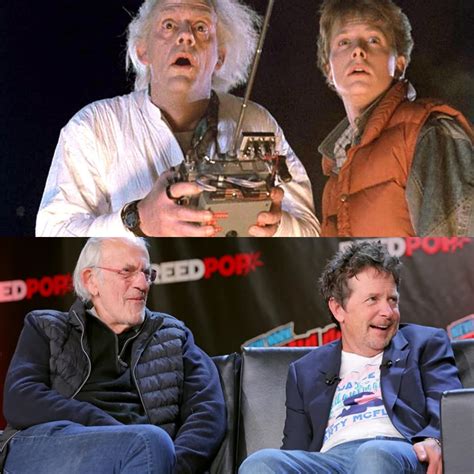 Doc Y Marty McFly Juntos De Nuevo El Emotivo Encuentro De Los