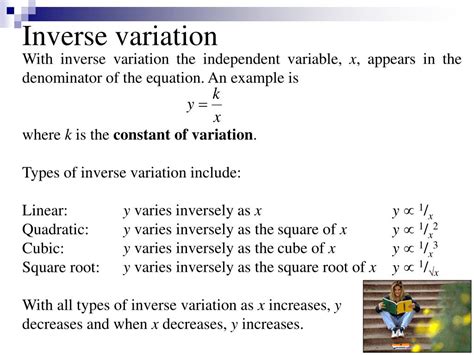 Ppt Inverse Variation Powerpoint Presentation Free Download Id1740050