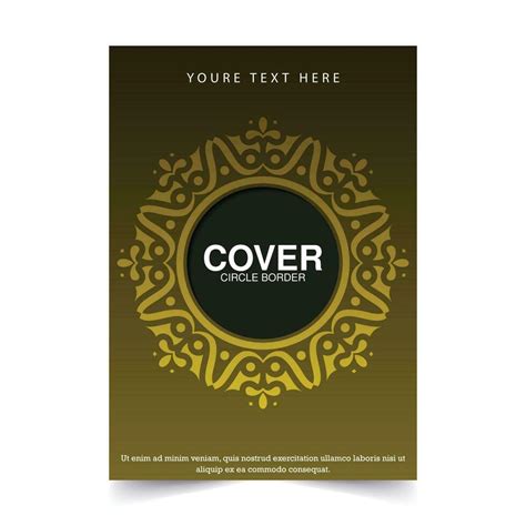 Green border pattern cover template 28675216 Vector Art at Vecteezy