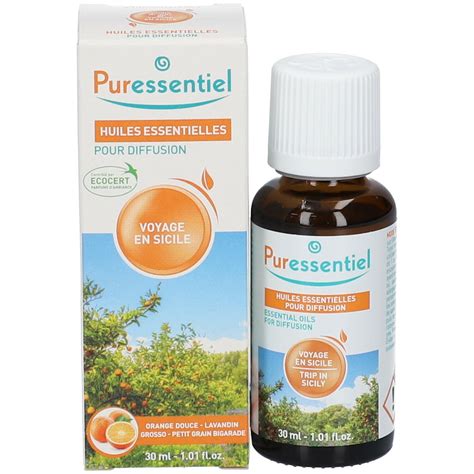 Puressentiel Huiles Essentielles Pour Diffusion Voayge En Sicile Ml