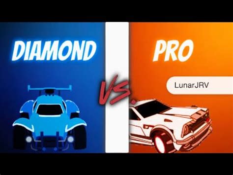 Diamond Vs Pro Rocket League Player Ft Lunarjrv Youtube