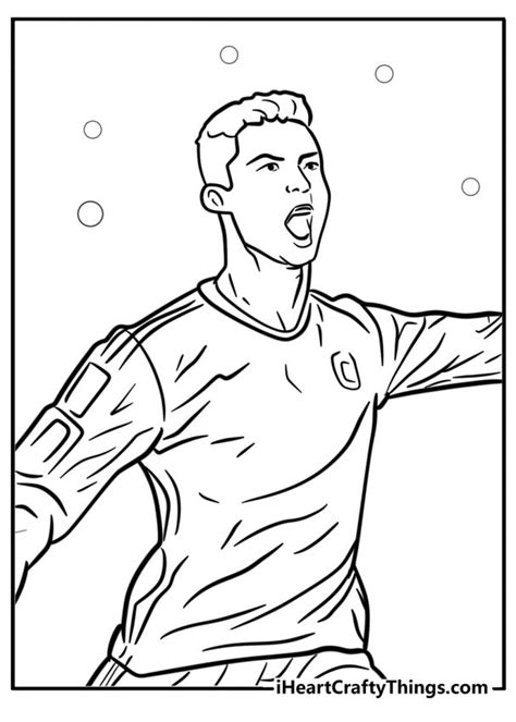 Cristiano Ronaldo Coloring Pages Free Printable Pdfs