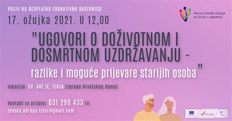 Poziv Za Sudjelovanje Na Edukativnoj Radionici 17 03 Ugovori O