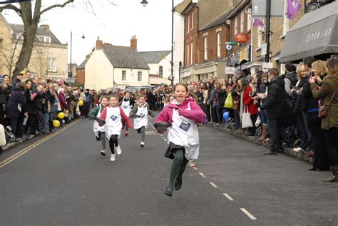 Olney Pancake Race | On Shrove Tuesday every year the ladies of Olney ...