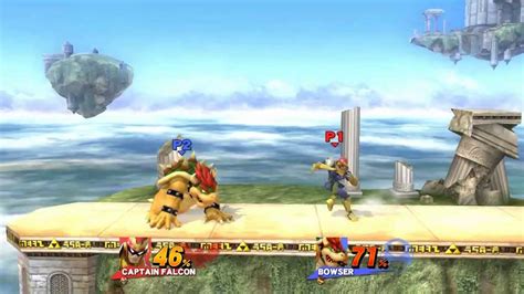 Super Smash Bros 4 Wii U Captain Falcon Vs Bowser Youtube