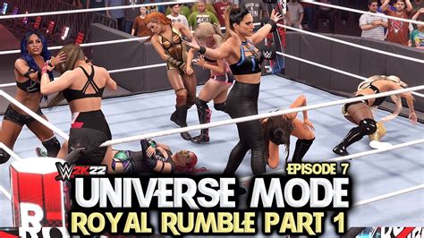 Wwe 2k22 Universe Mode Royal Rumble Part 1 07 Youtube