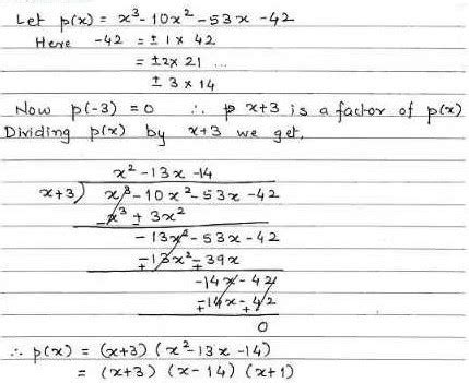 Factorise By Factor Theorem X X X Brainly In