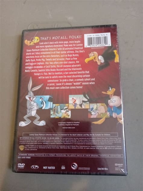 Looney Tunes Platinum Collection Volume 2 Dvd 2012 Full Screen