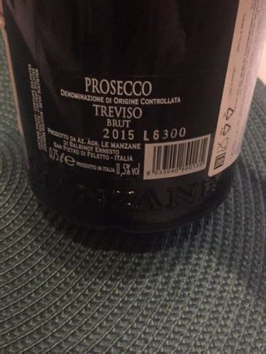 Le Manzane Prosecco Treviso Brut Vivino Us