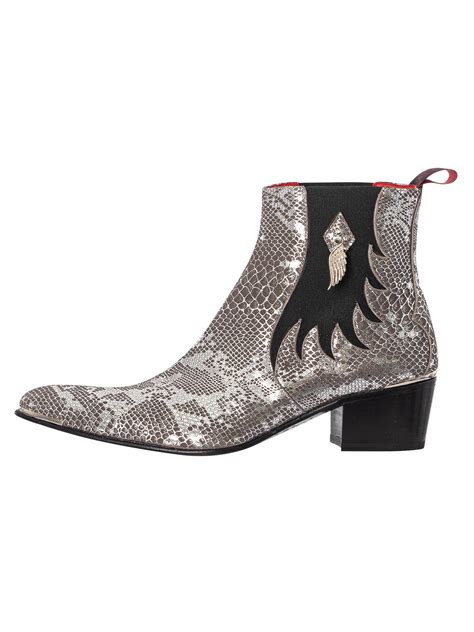 Jeffery West Sylvian Kala Snake Chelsea Boots Asphalt Beetle Standout