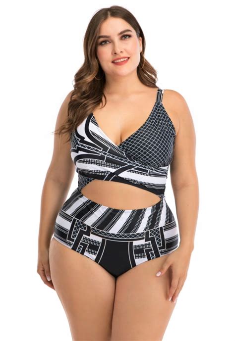 Dwucz Ciowy Str J K Pielowy Plus Size Bikini Xxl Por Wnaj Ceny