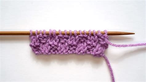 Double Moss Stitch For Beginners