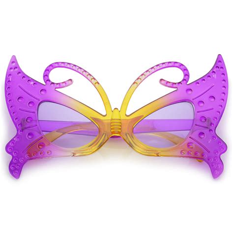 Novelty Masquerade Fairy Butterfly Costume Sunglasses Zerouv