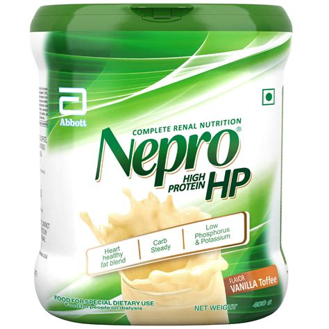 Nepro High Protein Vanilla Toffee Flavoured Powder 400 Gm Jar Price