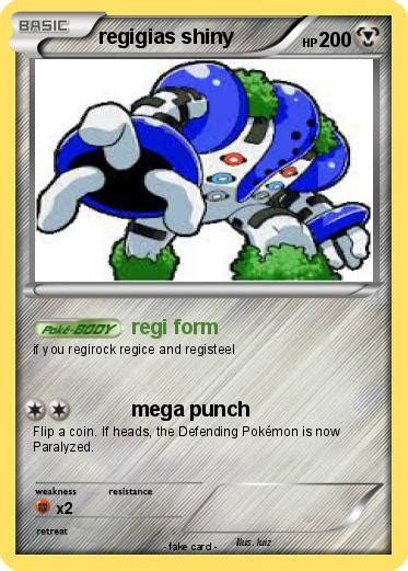 Pokémon regigias shiny - regi form - My Pokemon Card