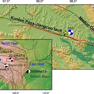 The Preferred Slip Distribution Of The Maduo Earthquake A The