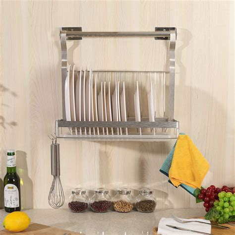 Buy Tqvai Stainless Steel Hanging Dish Drainer Folding Dish Drying Rack