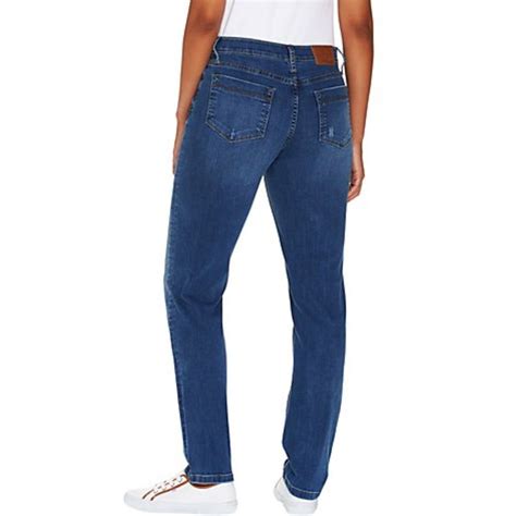 Isaac Mizrahi True Denim Removed Patch Jeans Gem