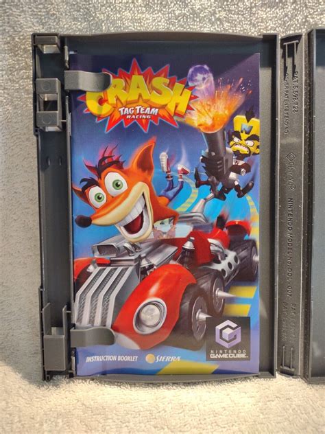 Crash Tag Team Racing Gamecube Cib Vgc Black Label Tested