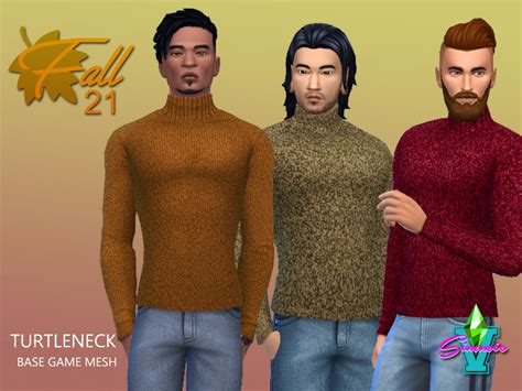 The Sims Resource Simmiev Fall Turtleneck