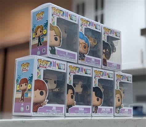 Buy Bts Funko Pop Bts Dynamite Set Of 7 Funko Pop Rm J Hope Suga