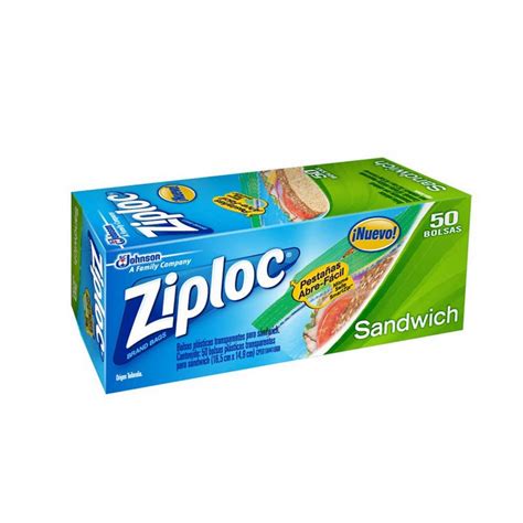 Ziploc Fundas Para Alimentos S Ndwich X Uni Supermercadosantamaria