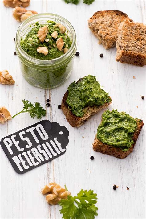 Pesto Mit Petersilie Und Waln Ssen Schnelles Rezept