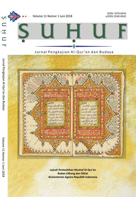 PDF Metode Kajian Rasm Qiraat Wakaf Dan Dabt Pada Mushaf Kuno