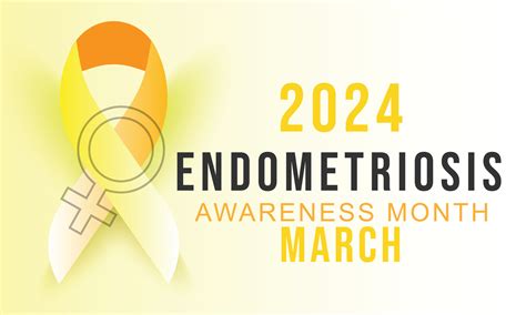 National Endometriosis Awareness Month Background Banner Card