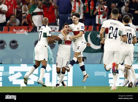 Doha L R Joao Mario Of Portugal Ricardo Horta Of Portugal Vitinha