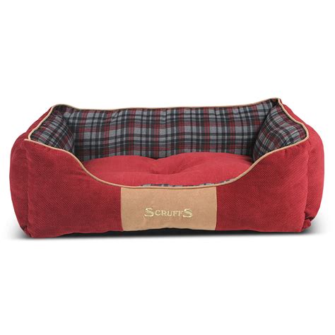 Scruffs Highland Box Bed Red Large Uk