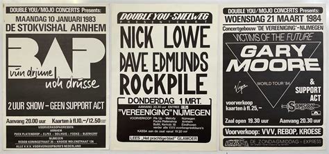 Lot 240 - 1980S CONCERT POSTERS.