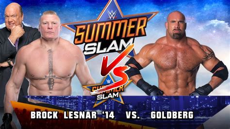 Goldberg Vs Brock Lesnar Taming The Beast WWE 2k23 SummerSlam