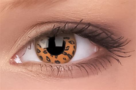 Colourvue Crazy Lenses Yellow Leopard 2 Pack Three Monthly Disposable