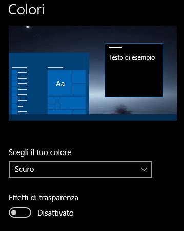 Attivare la modalità scura Dark Mode in Windows 10 e 11 Lidweb net