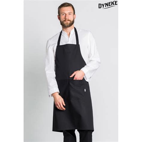 Delantal Con Peto Negro Dyneke Compra Online