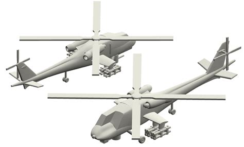 Stl File Boeing Vertol 235 Advanced Attack Helicopter Contender 🚁 Obj