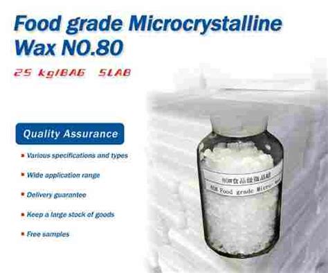 Food Grade Microcrystalline Wax No80 At Best Price In Jingmen