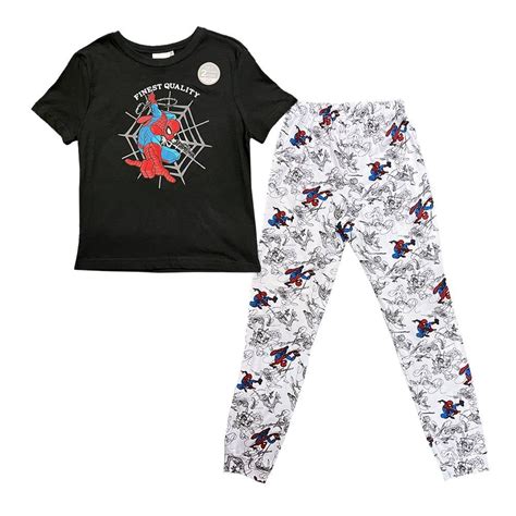 Pijama Spider Man Talla 16X Negro Walmart