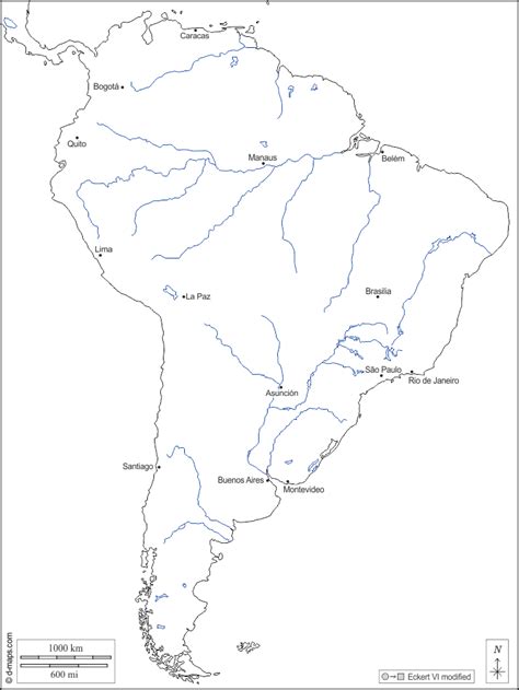 Mapa Politico De America Del Sur En Blanco Images