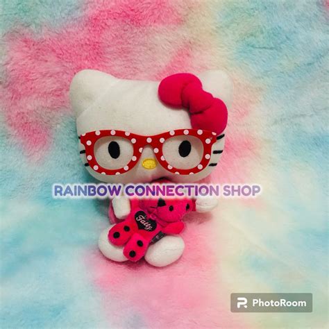 HELLO KITTY WITH EYEGLASSES, Hobbies & Toys, Toys & Games on Carousell