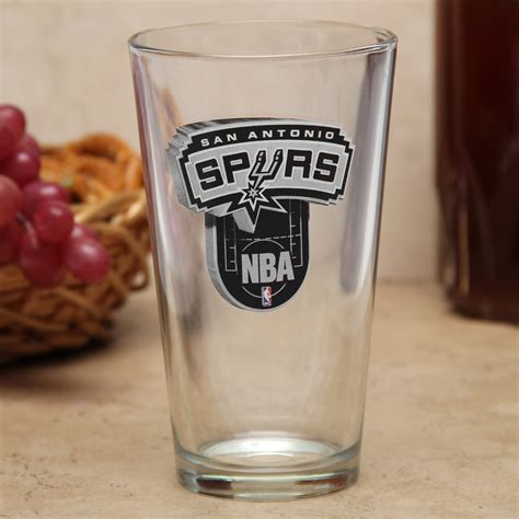 San Antonio Spurs 17oz 3d Enhanced Mixing Glass