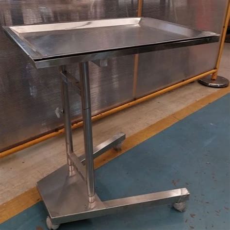 5kg Silver Stainless Steel Mayos Trolley For Hospital Large At Rs