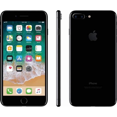 Refurbished Apple Iphone 7 Plus 128gb Jet Black Locked Atandt