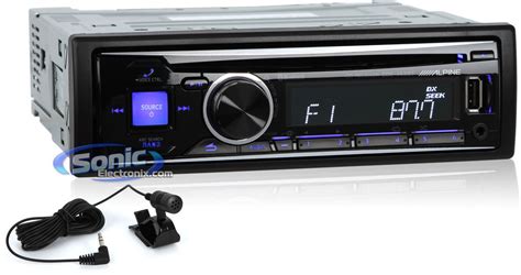 Alpine Cde Bt Single Din Bluetooth Car Stereo W Aux