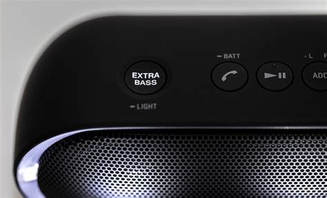 Premium Photo | Black bluetooth speaker with lights