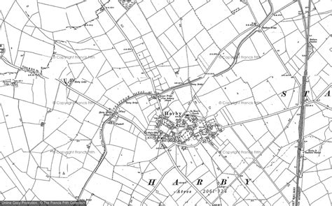 Old Maps of Harby, Leicestershire - Francis Frith