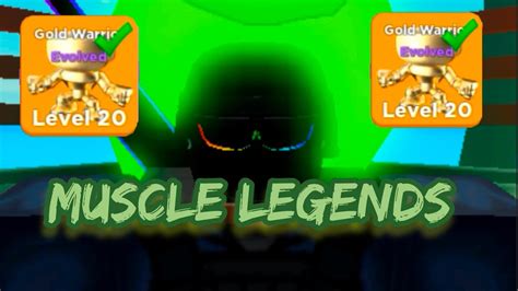 Someone Gave Me Max And Evolved Golden Warrior In Muscle Legends YouTube