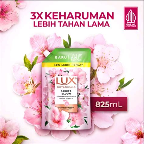 Jual Lux Botanical Sabun Mandi Cair Refill Body Wash Sakura Bloom Wangi